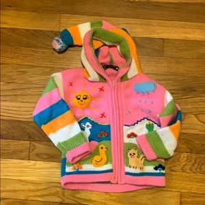 Adorable crafty sweater!